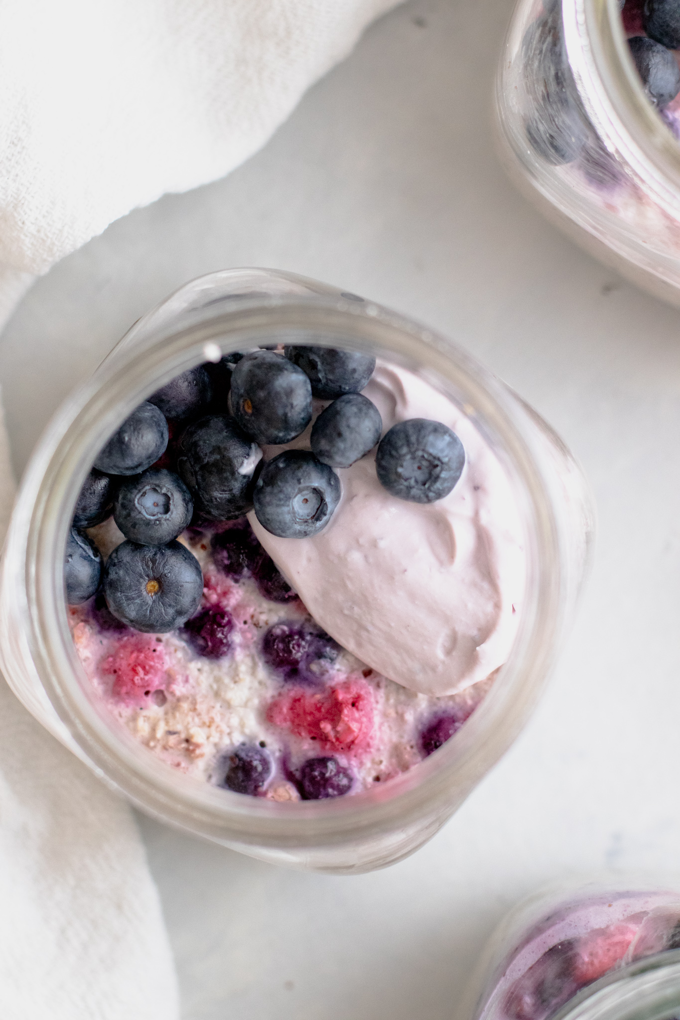 Image of Overnight Blueberry Muesli with Blueberry Wünder Creamery Quark