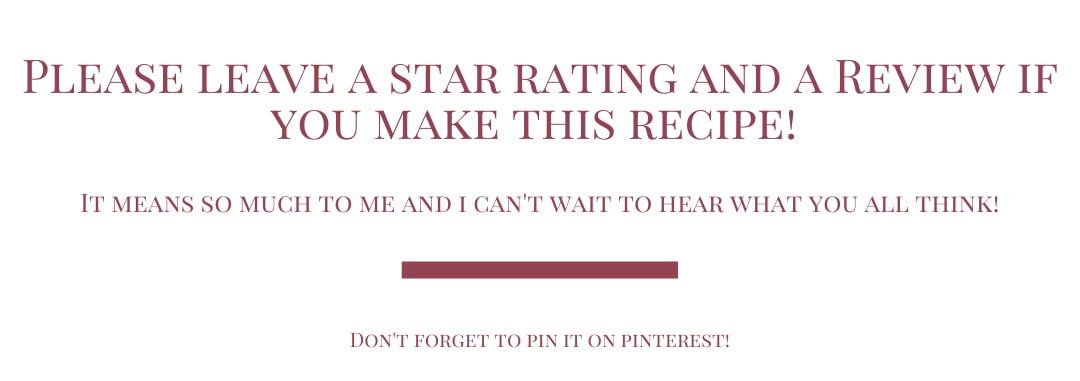 Image of a message that says to please leave a star rating and comment under the post.