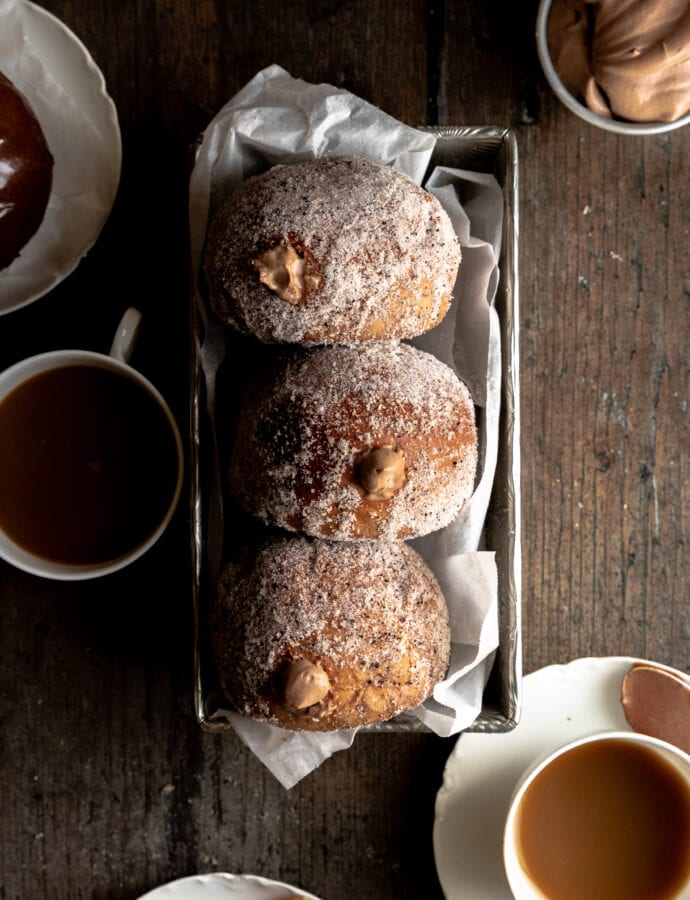 Baked Chocolate Donuts | Schoko Krapfen