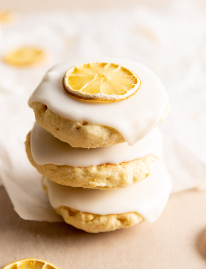 Lemon Amerikaner Cookies
