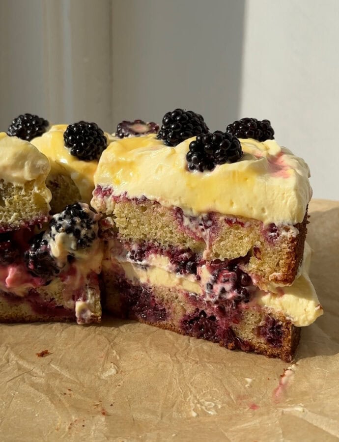 Lemon Blackberry Cake