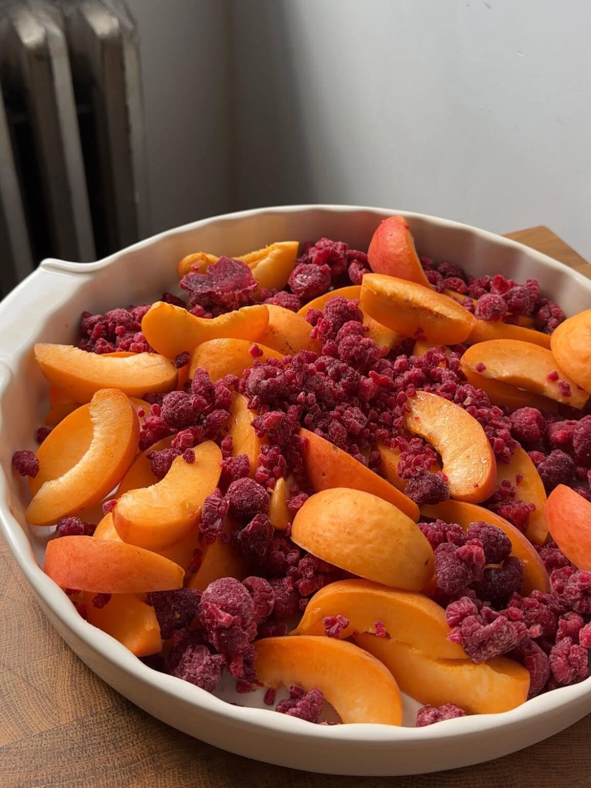 Raspberry Apricot Cobbler • Red Currant Bakery