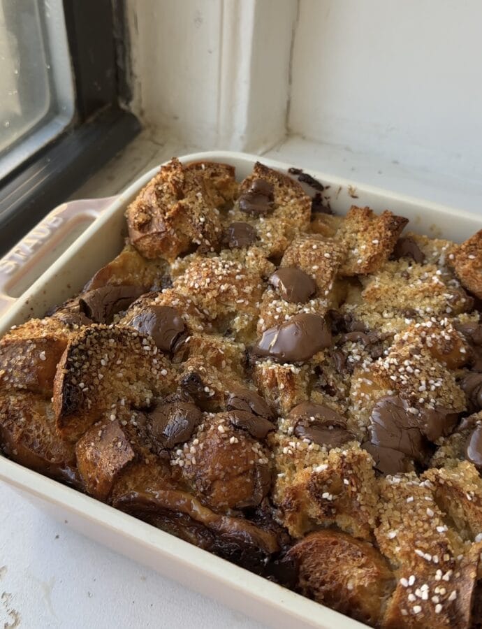 Pretzel Bread Pudding