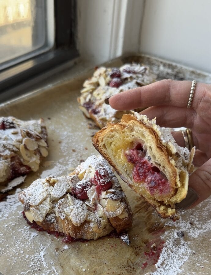 Cranberry Almond Croissants