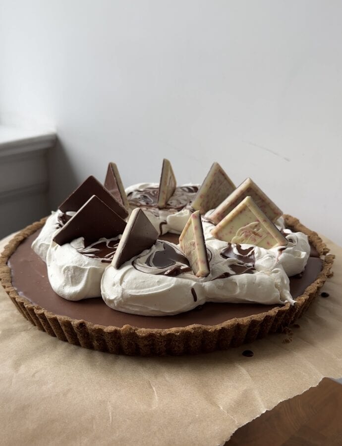 Peppermint Mocha Tart