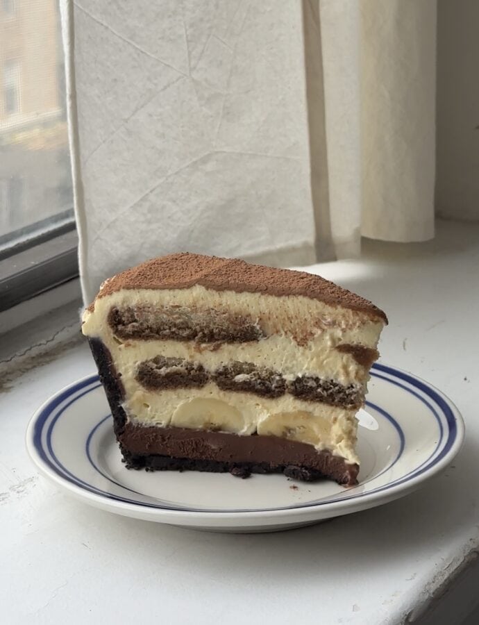 Banana Tiramisu Pie