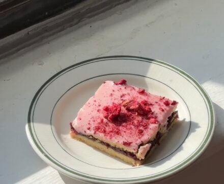 Cherry Raspberry Jam Bars