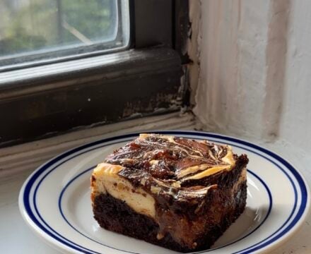 Banana Cream Cheese Brownies